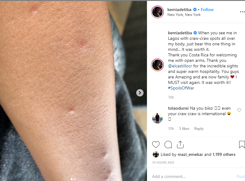 Kemi Adetiba shares photos