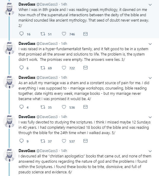 denounces Christianity