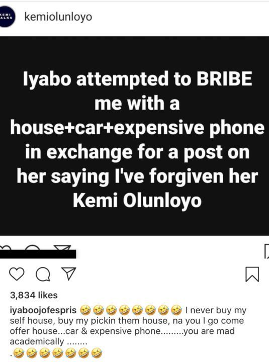 Kemi Olunloyo cries