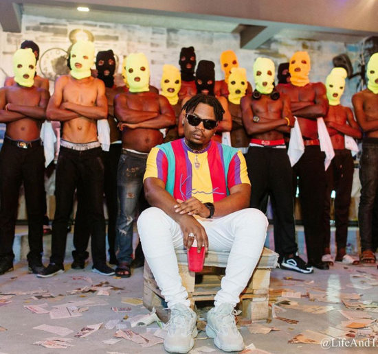 Olamide and Wizkid spotted together in a video shoot