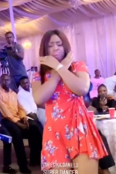 Regina Daniel flaunts baby bump