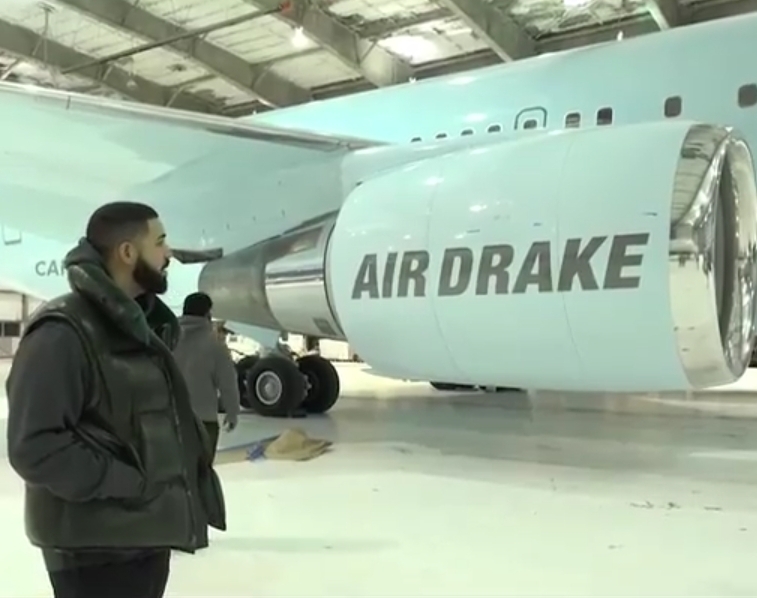 Drake acquires private jet