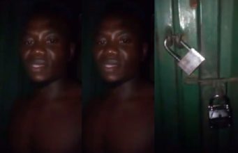 Nigerian Student cries