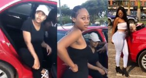 South African woman tracks