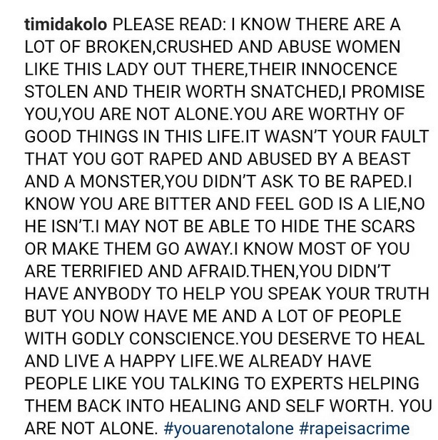 Timi Dakolo shares heartbreaking