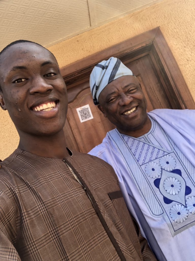 Nigerian father advises son