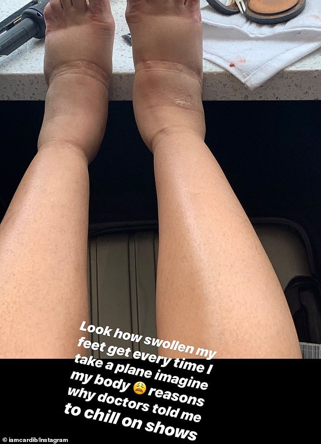 Cardi B shares shocking picture