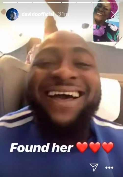 Davido finally finds sick actress