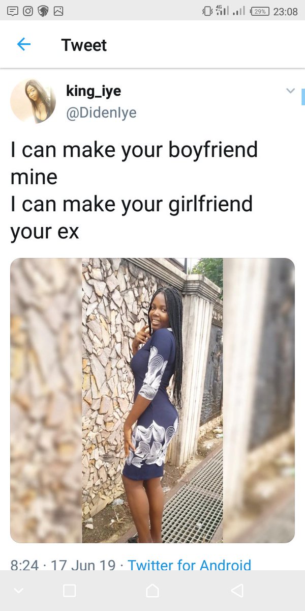 Nigerian lady loses boyfriend