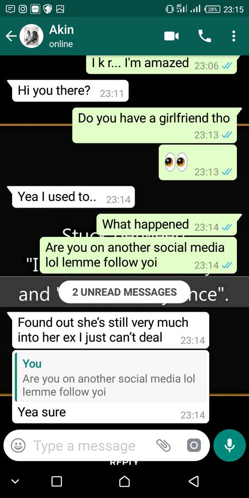 Nigerian lady loses boyfriend