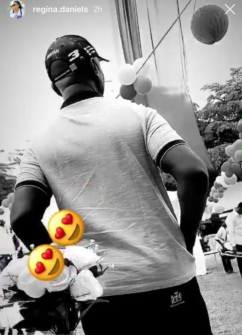 Regina Daniels gushes