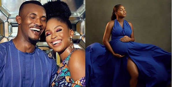 Gideon Okeke wife welcome son
