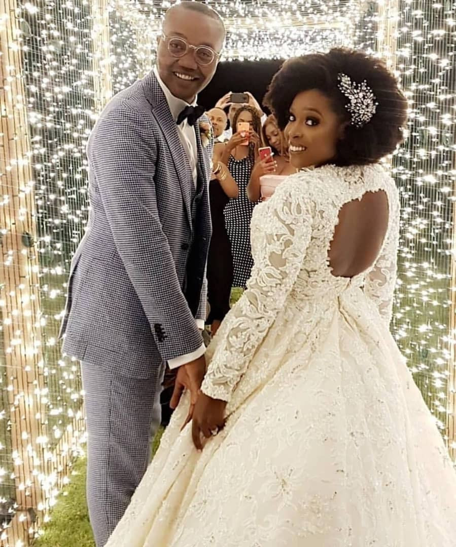 white wedding Mo Abudu daughter