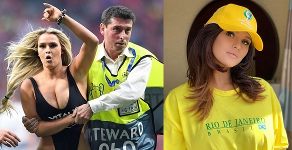 Champions League pitch invader Kinsey Wolanski jailed in Brazil after  failed attempt to invade Copa America