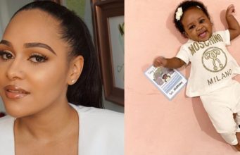 Tania Omotayo celebrates