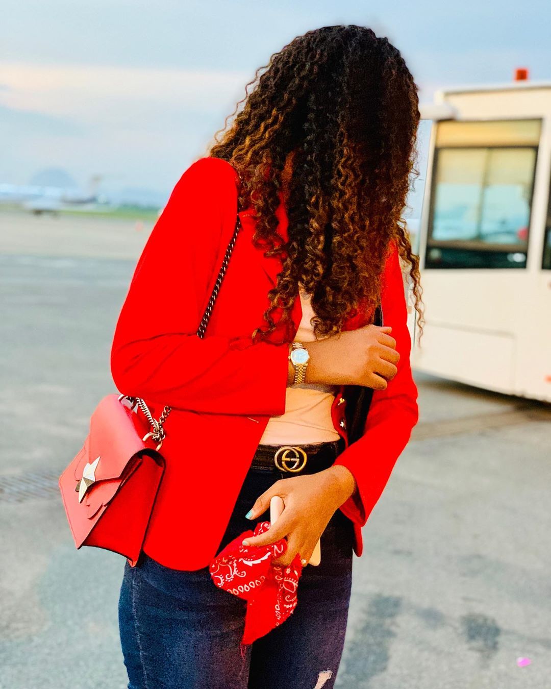 Regina Daniels jets