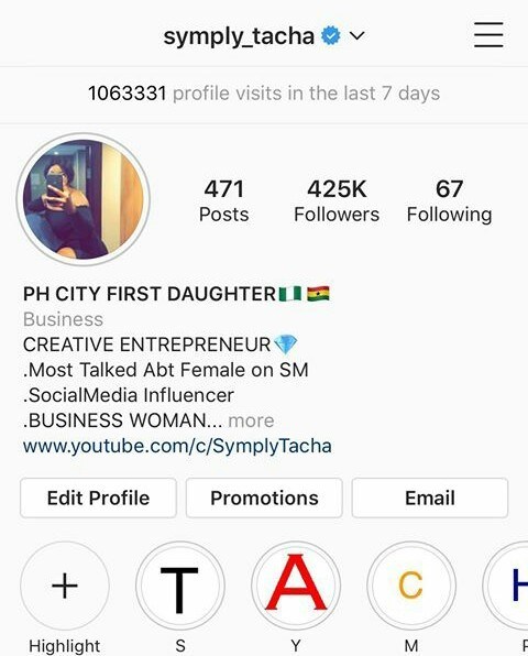 Tacha Gets Verified