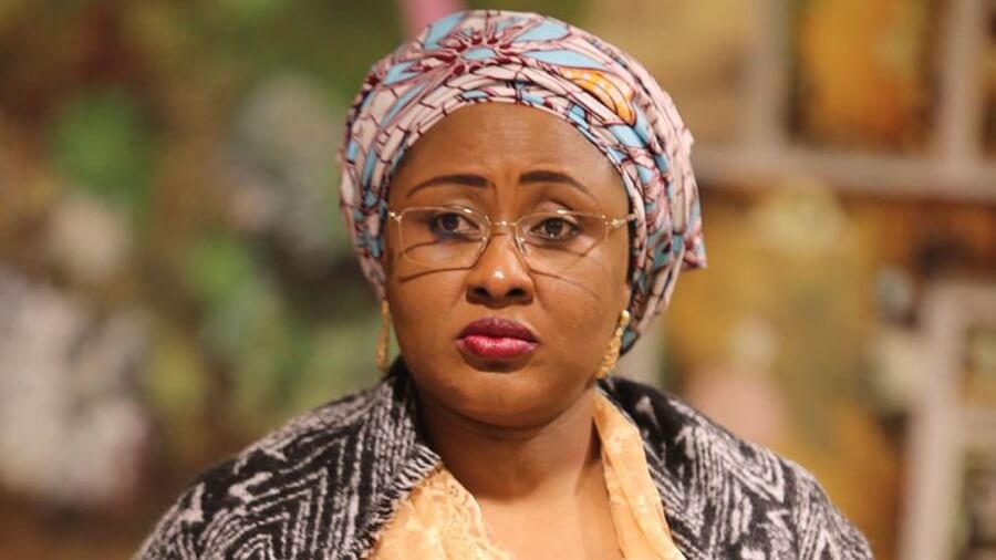 Aisha Buhari reacts