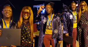 Omotola jalade Ekeinde son graduates