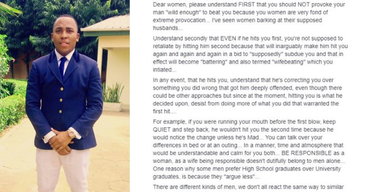 Nigerian man 'educates' women