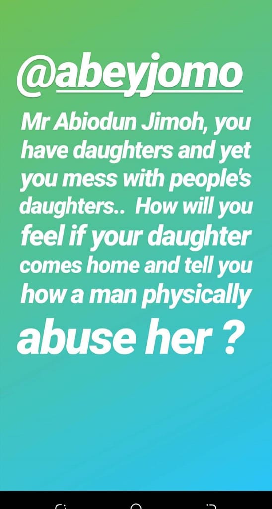 Lizzy Jay accuses Jimoh Abiodun