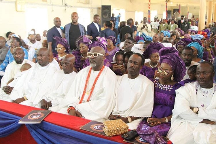 Senator Dino Melaye buries mother