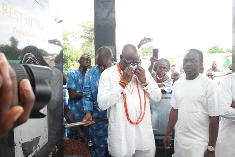 Senator Dino Melaye buries mother