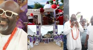 Senator Dino Melaye buries mother