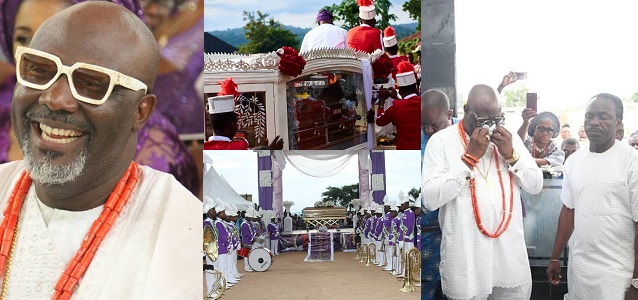 Senator Dino Melaye buries mother