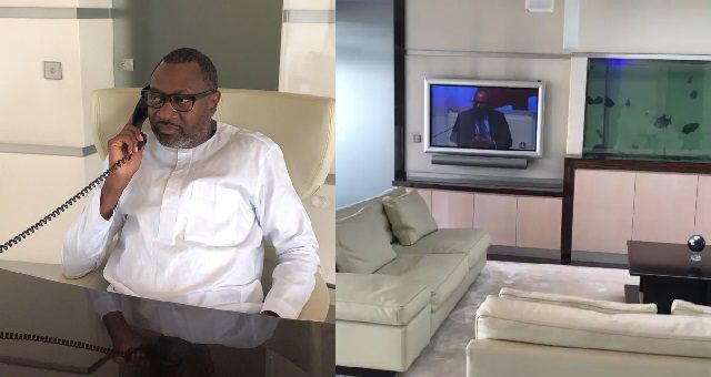 femi Billionaire Femi Otedola shows