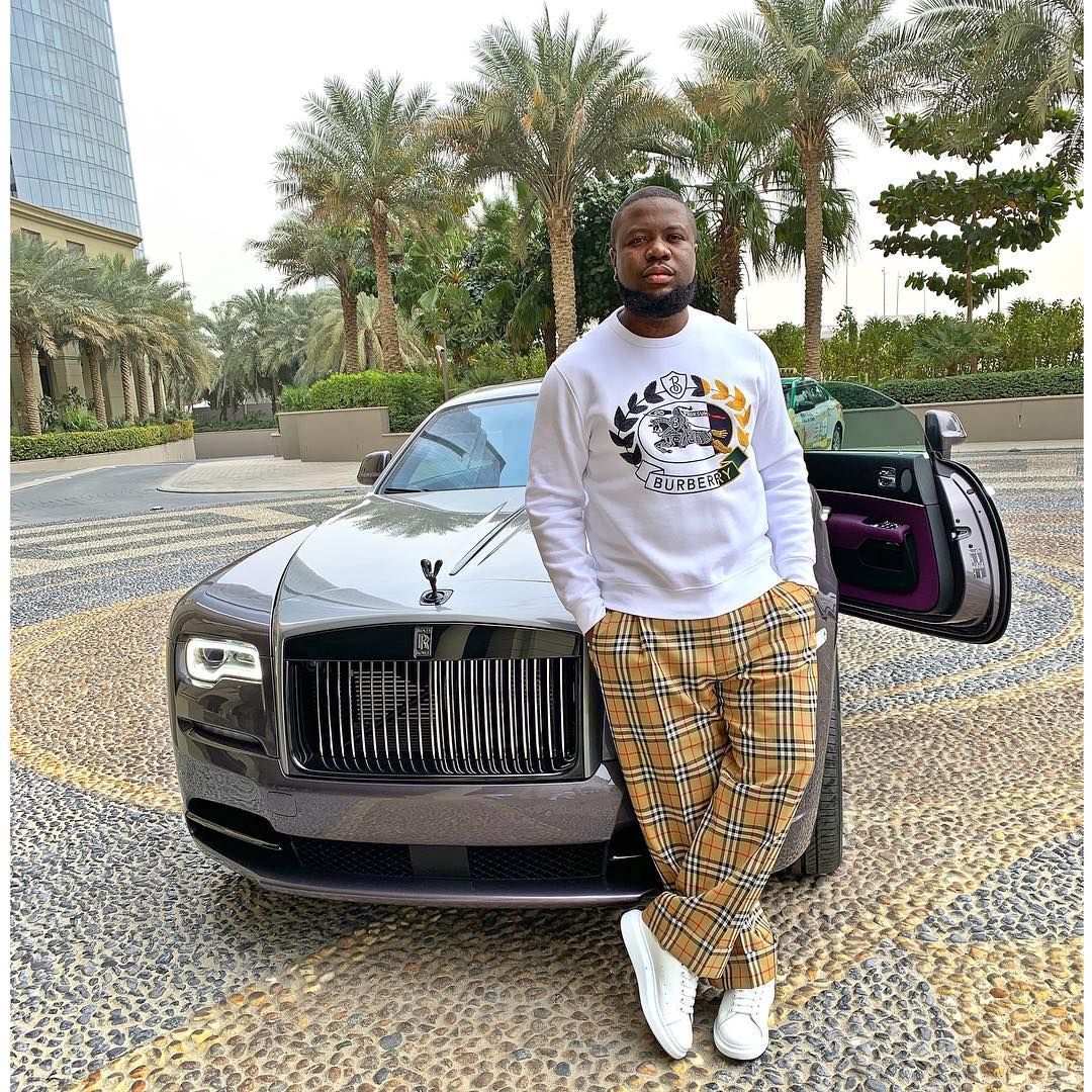 Hushpuppi celebrates