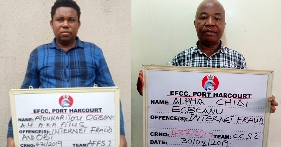Efcc Arrests Two More Suspects Wanted By Fbi Efcc Arrests Two More Suspects Wanted By Fbi