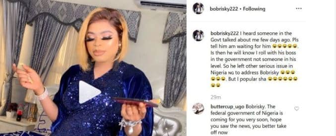 Bobrisky slams