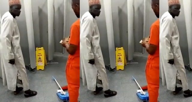 Elderly man returns money