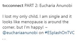 Eucharia Anunobi says