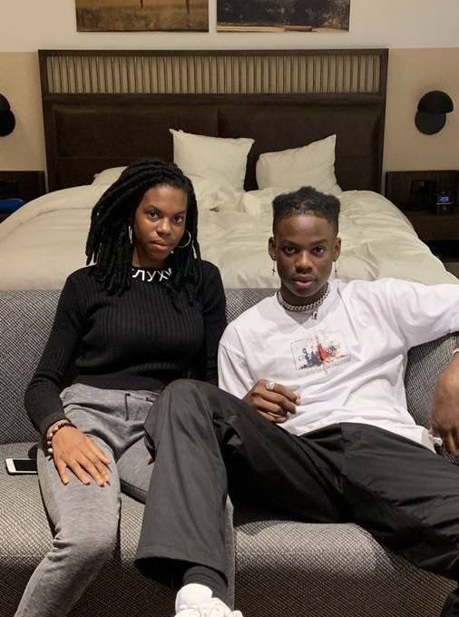 Rema meets his female doppelganger (Photo)