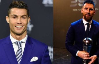 Cristiano Ronaldo reacts