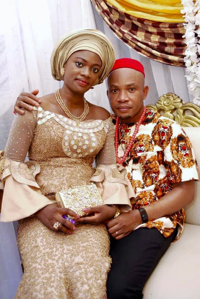 Nigerian Lady mourns her Late Husband who passed on months after they wedded
