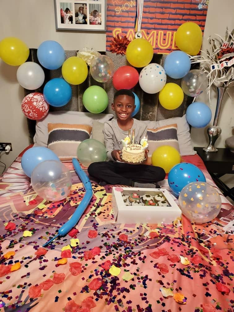 Odion Ighalo celebrates son