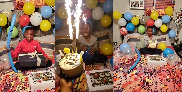 Odion Ighalo celebrates son