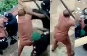 Police officers caught