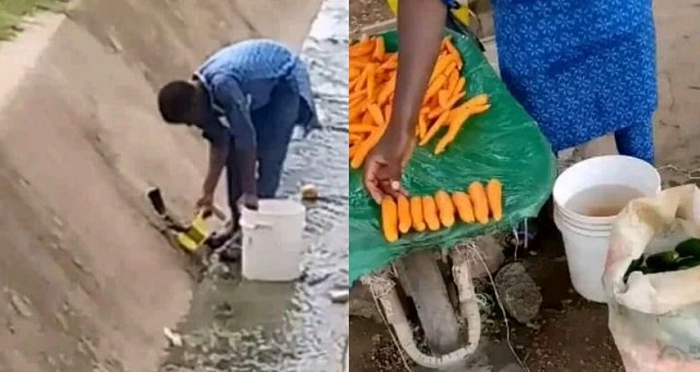 Carrot seller caught