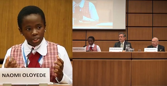 Nigerian Girl Speaking