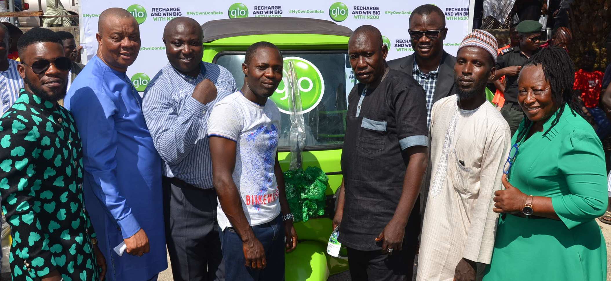 Abuja tailor, 59 others win Keke, other prizes in Glo Recharge and Win BIG Promo