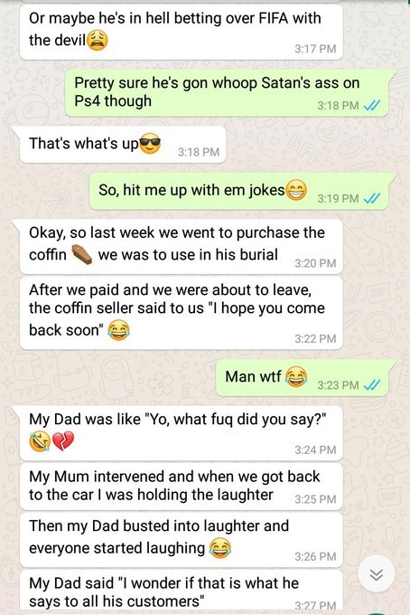 Hilarious Whatsapp Conversation of the day (Screenshots) - YabaLeftOnline