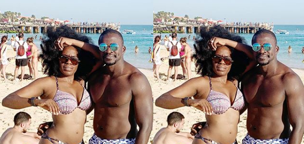 Image result for Shade Ladipo goes on honeymoon 1 year after wedding, states reason