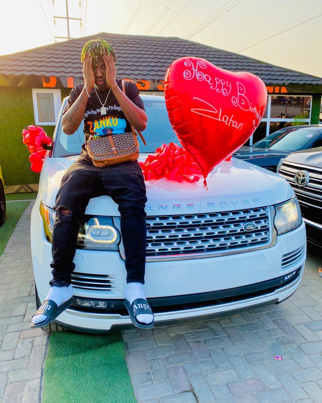 Zlatan Ibile buys Range Rover 