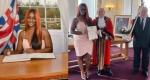 BBNaija star Uriel Oputa jubilates