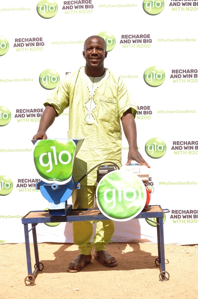 Visually-impaired Glo Promo Winner