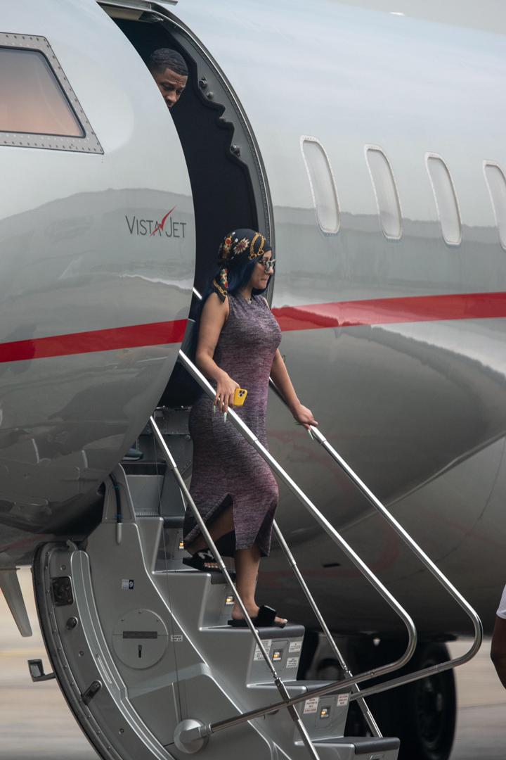 Cardi B Arrives Lagos